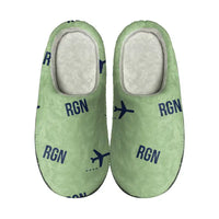 Thumbnail for Yangon International Airport (RGN) Slippers & Flip Flops - Slippers - Cotton - Pattern - Light Green