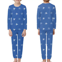 Thumbnail for Richmond International Airport (RIC) Pajamas - Children Pajamas - Blue
