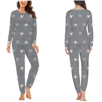 Thumbnail for Richmond International Airport (RIC) Pajamas - Women Pajamas - Gray