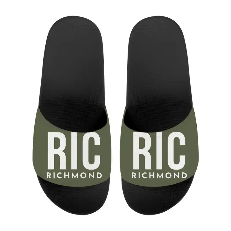 Richmond International Airport (RIC) Slippers & Flip Flops - Slippers - Sport - Code - Green Army