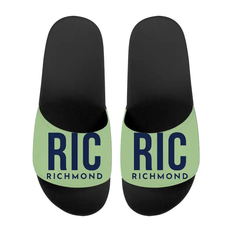 Richmond International Airport (RIC) Slippers & Flip Flops - Slippers - Sport - Code - Light Green