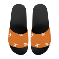Thumbnail for Richmond International Airport (RIC) Slippers & Flip Flops - Slippers - Sport - Pattern - Orange