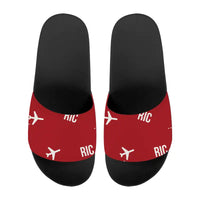 Thumbnail for Richmond International Airport (RIC) Slippers & Flip Flops - Slippers - Sport - Pattern - Red