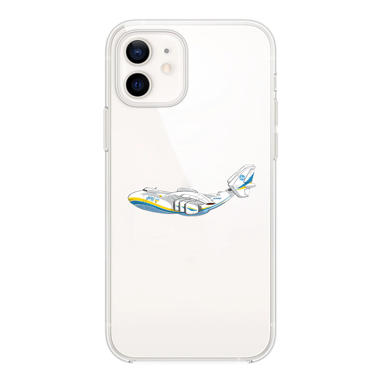 RIP Antonov An-225 Designed Transparent Silicone iPhone Cases