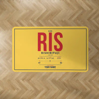 Thumbnail for Rishiri Airport (RIS) Carpets - Carpet Rectangle - ID Tag + Name - Yellow