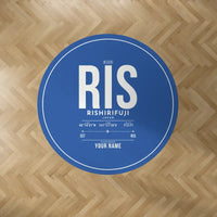 Thumbnail for Rishiri Airport (RIS) Carpets - Carpet Round - ID Tag + Name - Blue