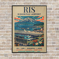 Thumbnail for RIS - Poster - Canvas Framed - Beige