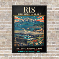 Thumbnail for RIS - Poster - Canvas Framed - Black