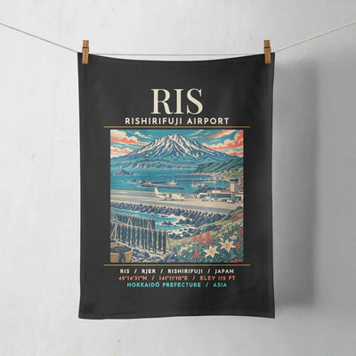 RIS - Poster - Towel - Black