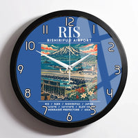 Thumbnail for RIS - Poster - Wall Clock Framed - Blue