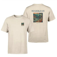 Thumbnail for RISHIKESH - Poster - Double-Side T-Shirt - Beige