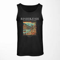 Thumbnail for RISHIKESH - Poster - Tank Top - Black