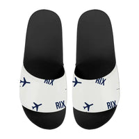 Thumbnail for Riga Airport (RIX) Slippers & Flip Flops - Slippers - Sport - Pattern - White