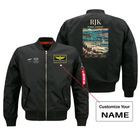 Rijeka Airport (RJK) Bomber Jacket