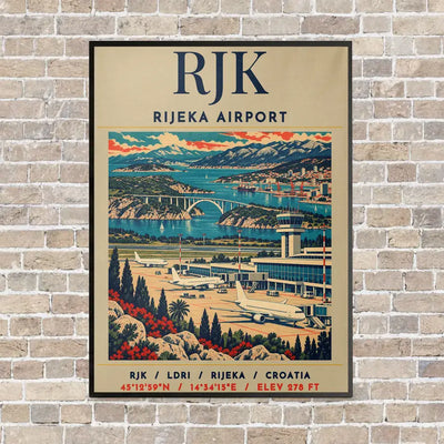 RJK - Poster - Canvas Framed - Beige