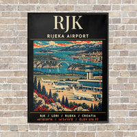 Thumbnail for RJK - Poster - Canvas Framed - Black