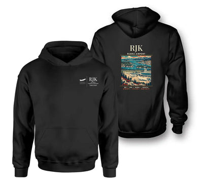 RJK - Poster - Double-Side Hoodie - Black