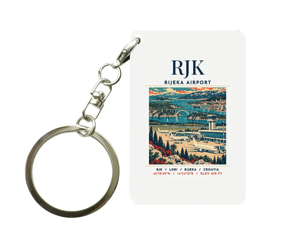 RJK - Poster - Key Chain - White
