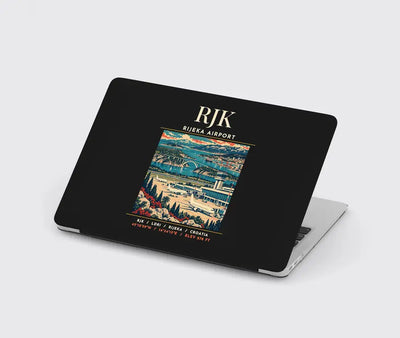 RJK - Poster - MacBook Case - Black