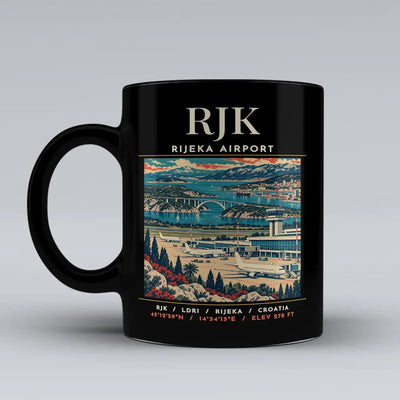 RJK - Poster - Mug - Black
