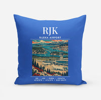 Thumbnail for RJK - Poster - Pillow - Blue