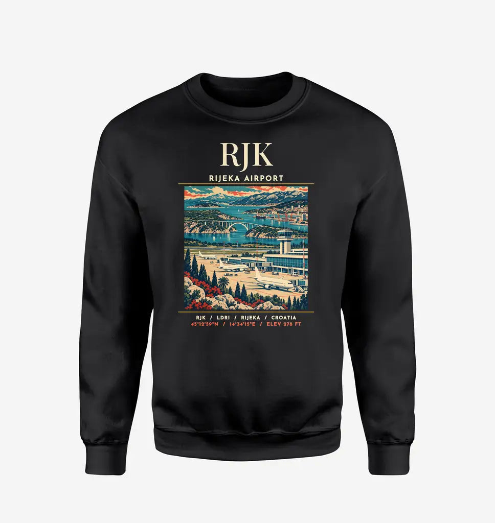 RJK - Poster - Sweatshirt - Black