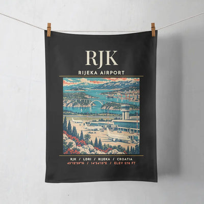RJK - Poster - Towel - Black
