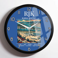 Thumbnail for RJK - Poster - Wall Clock Framed - Blue