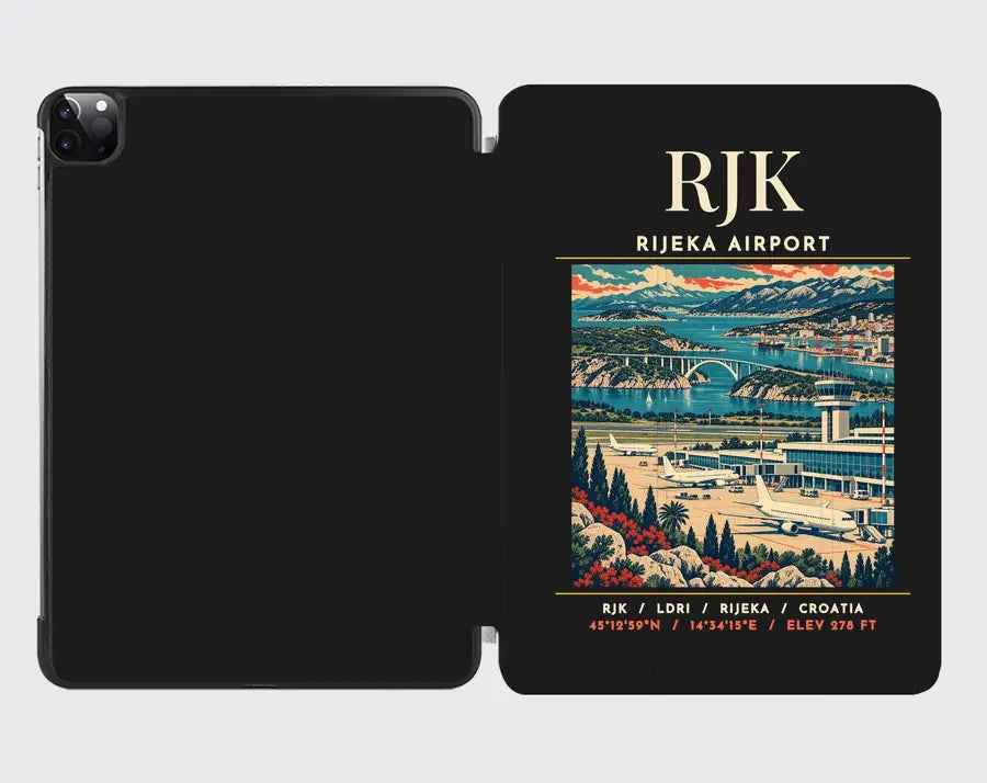 RJK - Poster - iPad Case - Black
