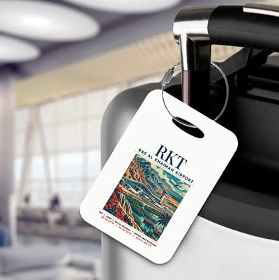 RKT - Poster - Luggage Tag - White