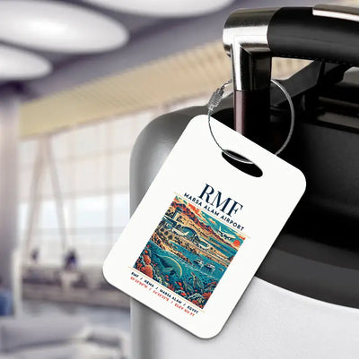 RMF - Poster - Luggage Tag - White