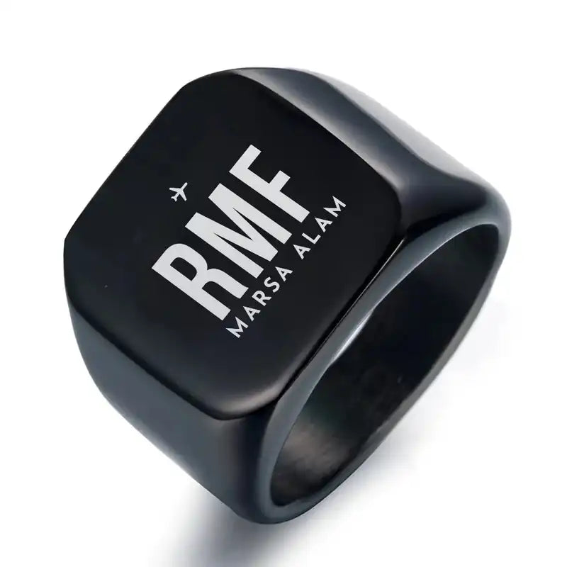 Marsa Alam International Airport (RMF) Rings - Ring - Black