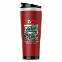 Thumbnail for Chisinau Eugen Doga International Airport (RMO) Travel Mugs - Poster - Stainless Steel (No Holder) - Red
