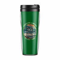 Thumbnail for Taichung International Airport (RMQ) Travel Mugs - Badge - Plastic (No Holder) - Green