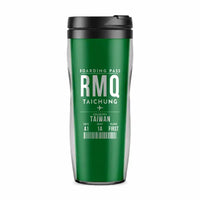 Thumbnail for Taichung International Airport (RMQ) Travel Mugs - Boarding Pass - Plastic (No Holder) - Green