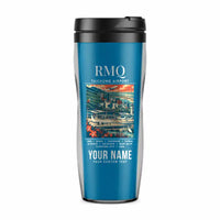 Thumbnail for Taichung International Airport (RMQ) Travel Mugs - Poster + Name - Plastic (No Holder) - Light Blue