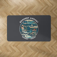 Thumbnail for Ronneby Airport (RNB) Carpets - Carpet Rectangle - Badge - Dark Gray