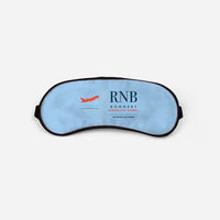 Thumbnail for Ronneby Airport (RNB) Sleep Masks - Sleep Mask - Front - Light Blue