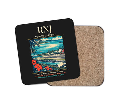 RNJ - Poster - Coaster - Black