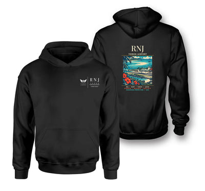 RNJ - Poster - Double-Side Hoodie - Black