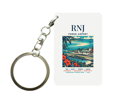 RNJ - Poster - Key Chain - White