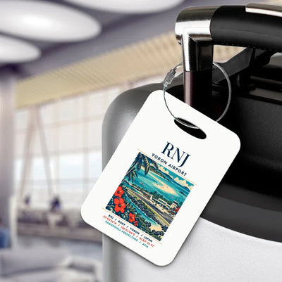 RNJ - Poster - Luggage Tag - White