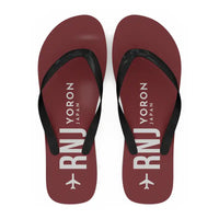 Thumbnail for Yoron Airport (RNJ) Slippers & Flip Flops - Slippers - Flip Flops - Code - Dark Red