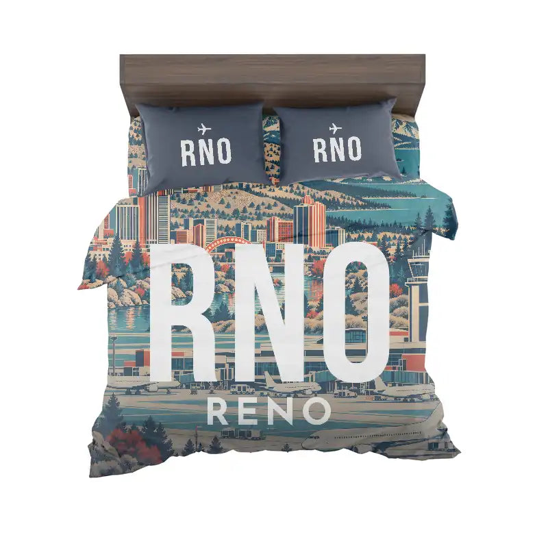 Reno-Tahoe International Airport (RNO) Bedding Sets & Blankets - Bedding Set - Scene