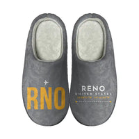 Thumbnail for Reno-Tahoe International Airport (RNO) Slippers & Flip Flops - Slippers - Cotton - Code - Different - Gray