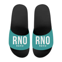 Thumbnail for Reno-Tahoe International Airport (RNO) Slippers & Flip Flops - Slippers - Sport - Code - Turquoise