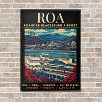 Thumbnail for ROA - Poster - Canvas Framed - Black