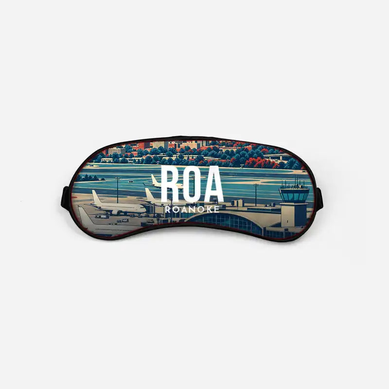 Roanoke-Blacksburg Regional Airport (ROA) Sleep Masks - Sleep Mask - Scene