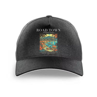 Thumbnail for ROAD TOWN - Poster - Hat - Black