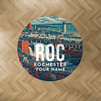 Thumbnail for Frederick Douglass Greater Rochester International Airport (ROC) Carpets - Carpet Round - Scene + Name